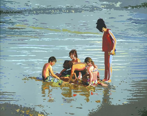 Framed Where the Children Play Print