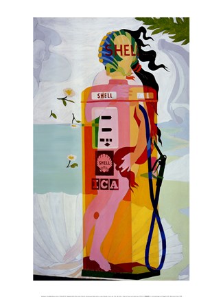 Framed Disguising the Birth of Venus no.II Print