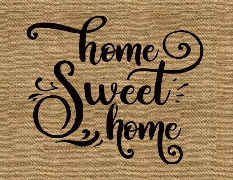 Framed Home Sweet Home Print