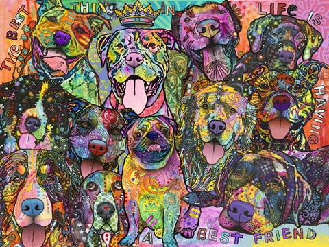 Framed Best Friends Print