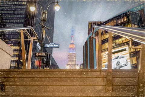 Framed Empire State Building Print