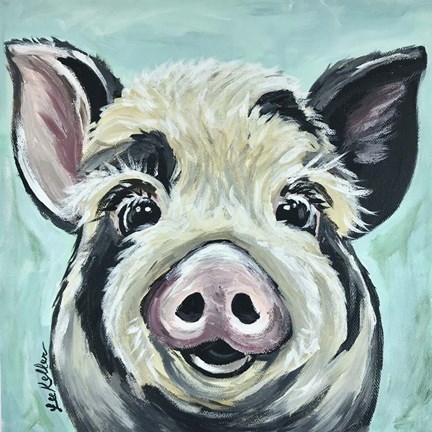Framed Pig Sarge Print