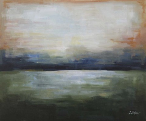 Framed Abstract Lake James 4 Print