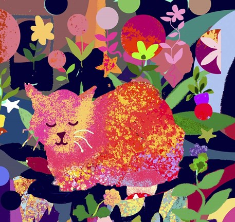 Framed Sweet Kitty Dreams Print