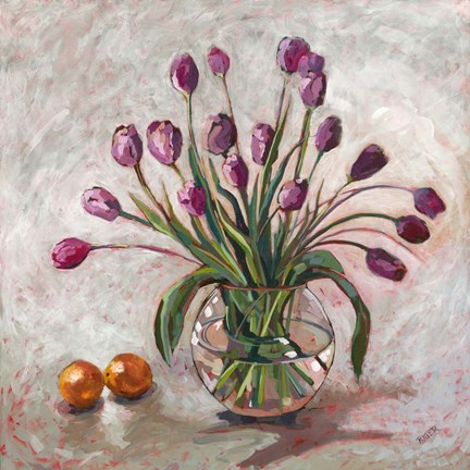 Framed Joyful Tulips Print