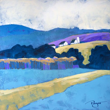 Framed Bounty - Blue Print