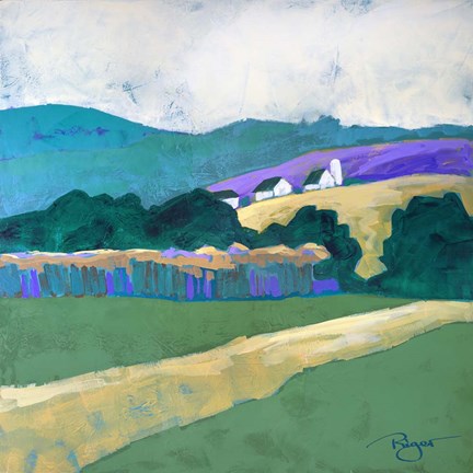 Framed Bounty - Green Print