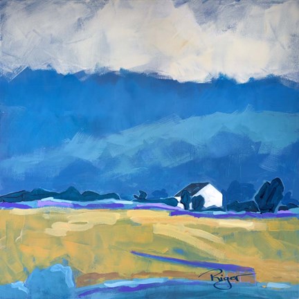 Framed Home Sweet Home - Blue Print