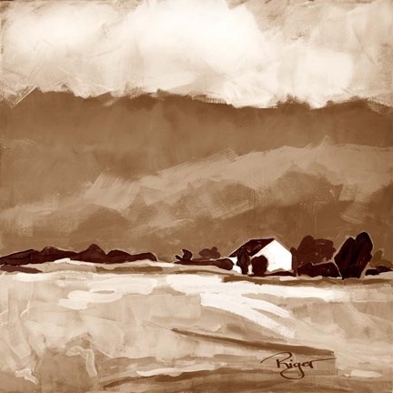 Framed Home Sweet Home - Brown Print