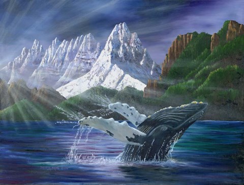 Framed Catching-Rays Print