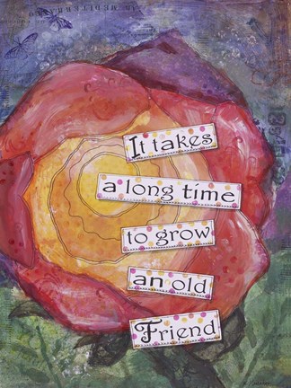 Framed Old Friends Print