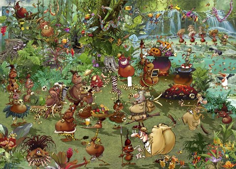 Framed Ya Bon Banania Print