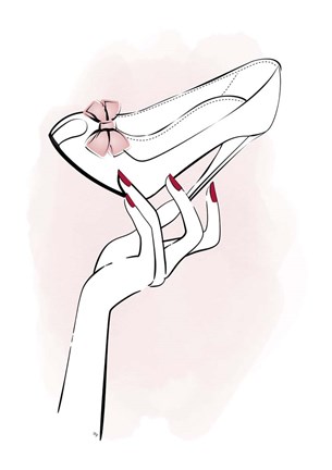 Framed Fashion Hand 1 Print