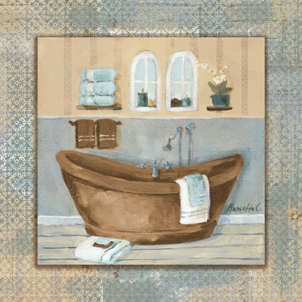 Framed Copper Tub Variation Print
