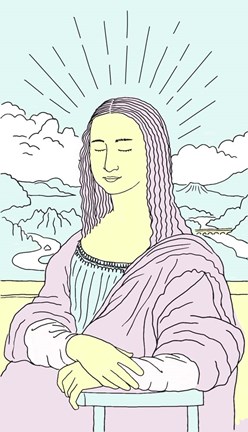 Framed Monalisa Print