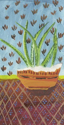 Framed Succulent Southwest Pot Print