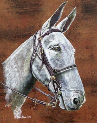 Framed Molly Mule Print