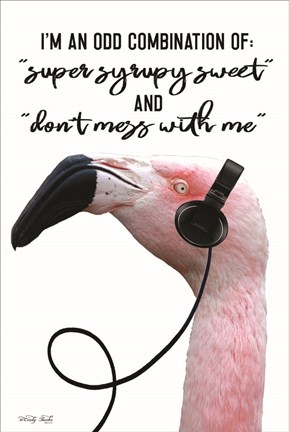 Framed I&#39;m an Odd Combination Print