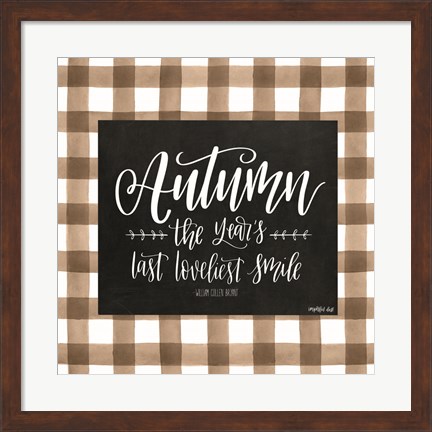 Framed Autumn Print