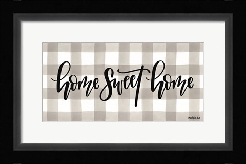 Framed Home Sweet Home Print