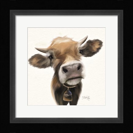 Framed Little Moomoo Print