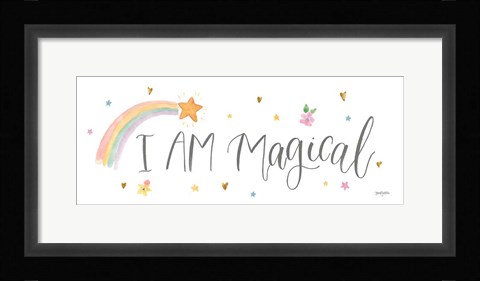 Framed Magical Friends VI Print