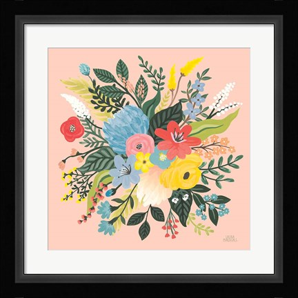 Framed Wild Garden VI Print