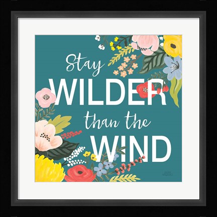 Framed Wild Garden III Print