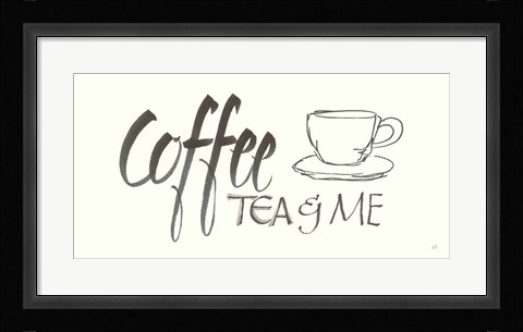 Framed Coffee Sayings II Print