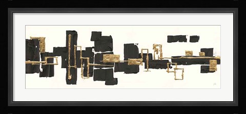 Framed Gilded Boxes III Print