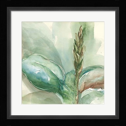 Framed Exotic Flower I Print