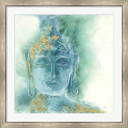 Framed Gilded Buddha I Print