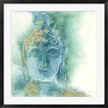 Framed Gilded Buddha I Print