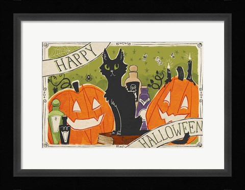 Framed Stay Creepy I Print