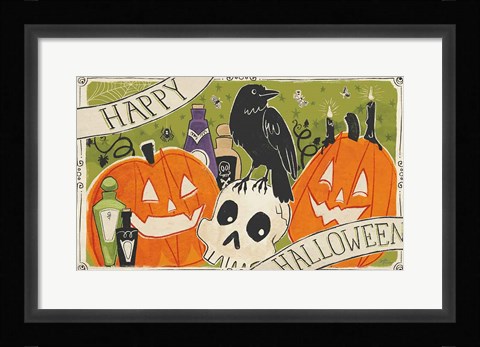 Framed Stay Creepy VIII Print