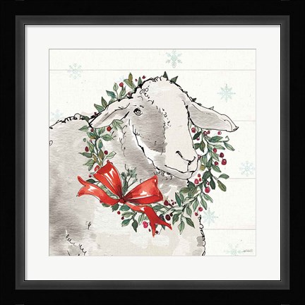 Framed Modern Farmhouse XIII Christmas Print