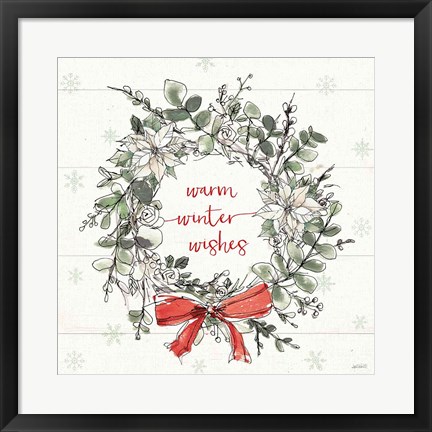 Framed Modern Farmhouse VII Christmas Print