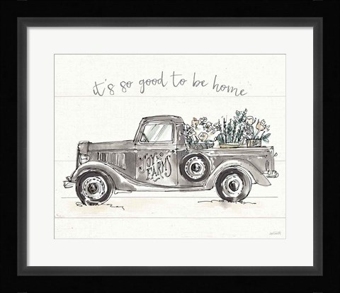 Framed Modern Farmhouse VIII Print