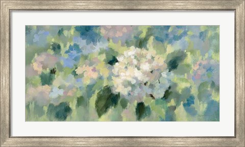 Framed Hydrangea Mosaic Print