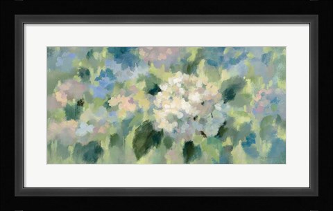 Framed Hydrangea Mosaic Print