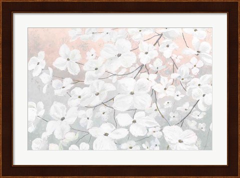 Framed Bringing in Blossoms Blush Print
