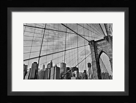 Framed Brooklyn Bridge Print