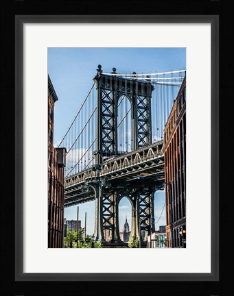 Framed Manhattan Bridge Print