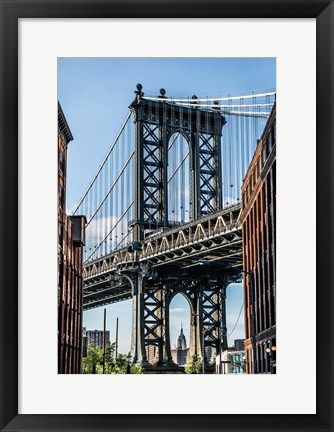 Framed Manhattan Bridge Print