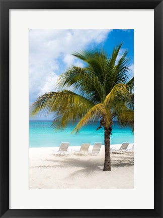 Framed Relaxing Beach Print