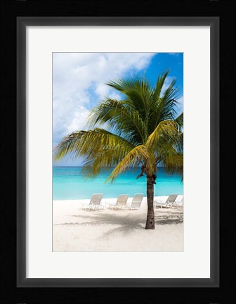 Framed Relaxing Beach Print