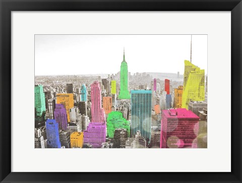 Framed Color In The Cities Print