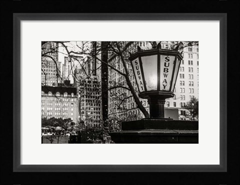 Framed Subway Corner Print