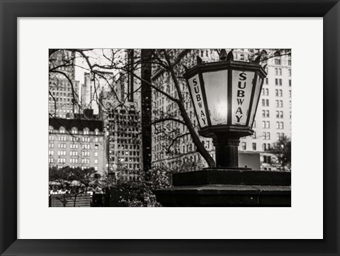 Framed Subway Corner Print