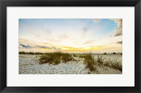 Framed Sunset Beach Print